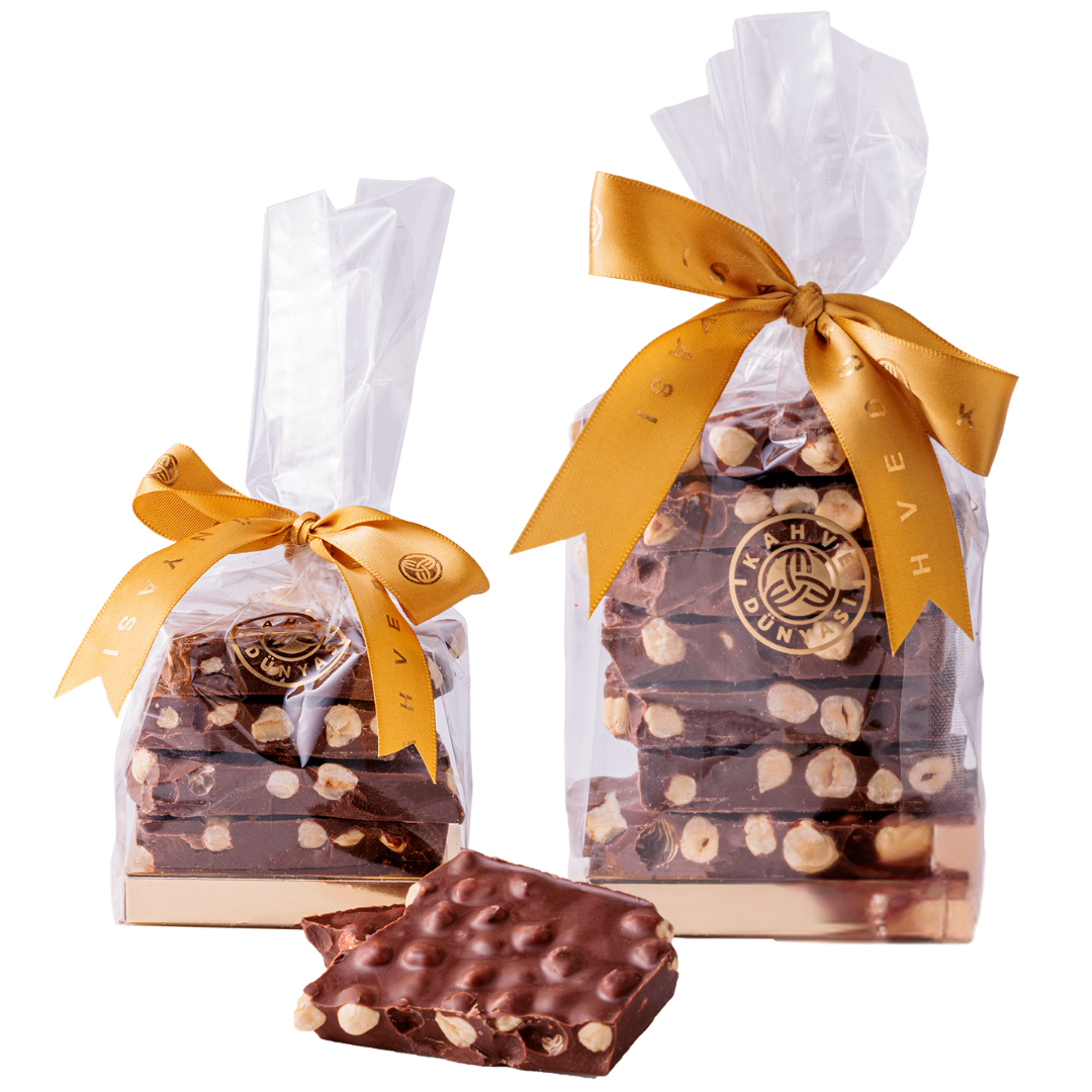 Milk Chocolate Tablets with Hazelnuts