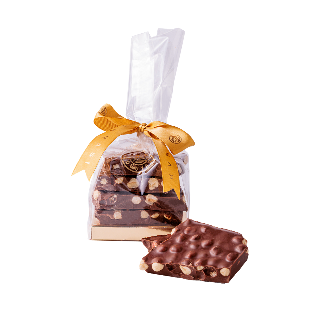 Milk Chocolate Tablets with Hazelnuts