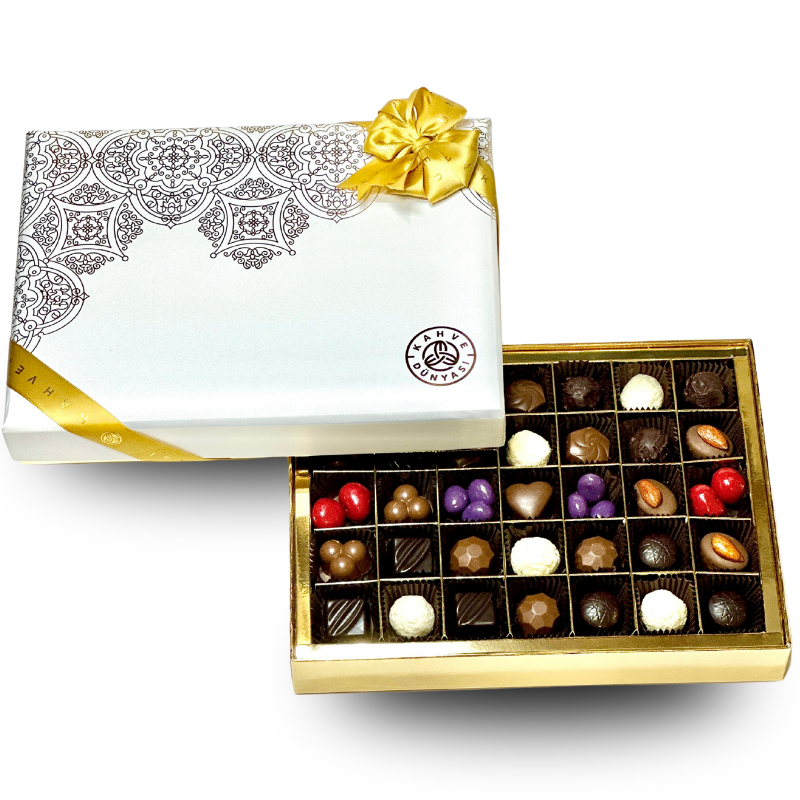 White Gold Foiling Luxury Gift Box