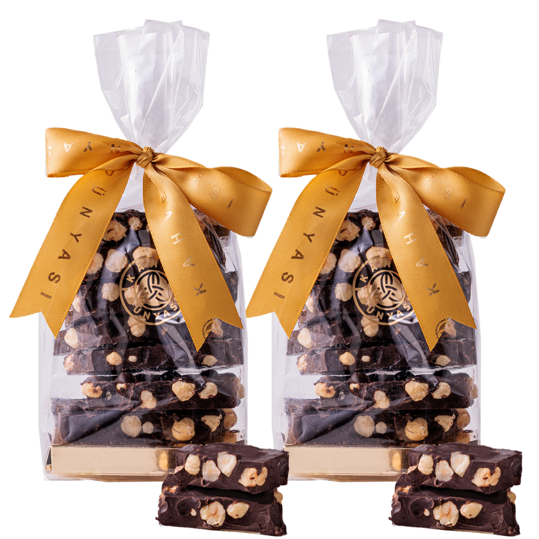 Dark Chocolate Tablets with Hazelnuts