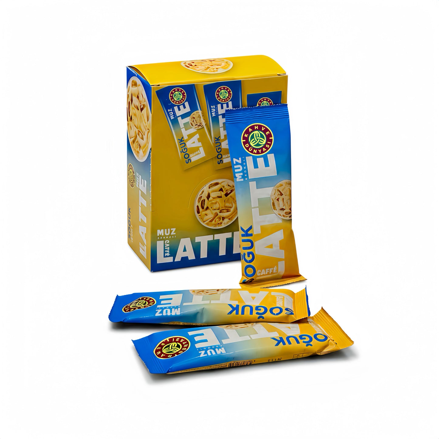 Premium Iced Latte with Banana