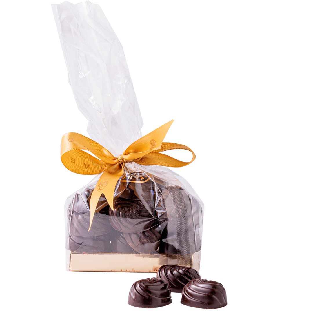 Special Dark Chocolate with Tropical Fruits.