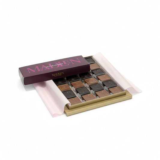Milk and Dark Chocolate Madlen Box