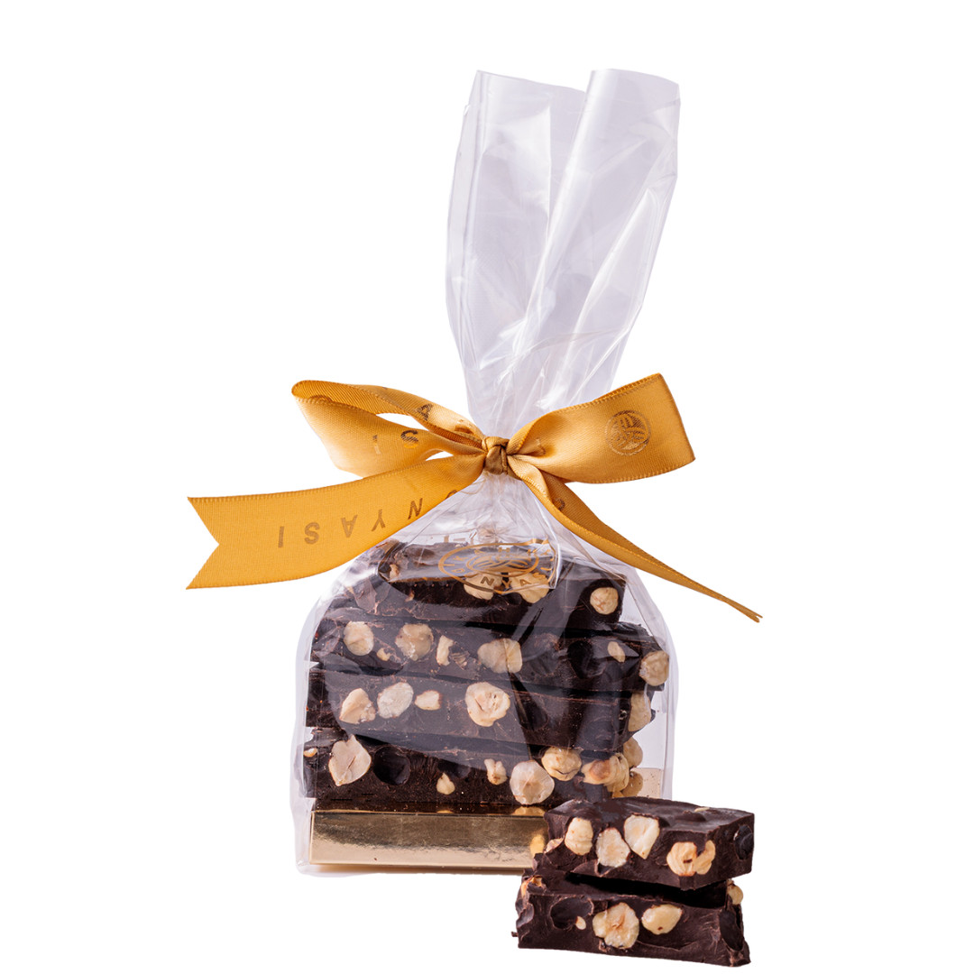 Dark Chocolate Tablets with Hazelnuts